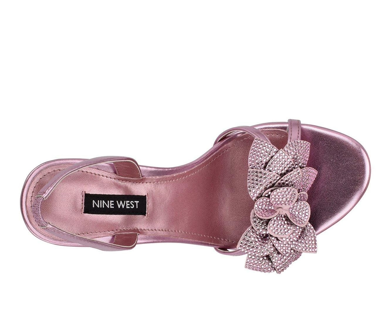 Cheapest ⭐ Women's Nine West Idriv 👗 Dress 🩴 Sandals Metallic Pink 😉 5 Cheapest ⭐ Women's Nine West Idriv 👗 Dress 🩴 Sandals Metallic Pink 😉 - Image 5