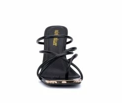 Outlet 🥰 Women's Olivia Miller Thalia 👗 Dress 🩴 Sandals Black ✔️ -London Rag Sales Store 4 1163