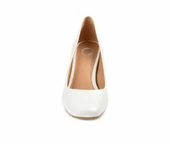 Promo 🔥 Women's Journee Collection Monalee Pumps White 👍 -London Rag Sales Store 4 1195