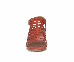 Best Pirce 🤩 Women's Baretraps Velvet Block Heel 👗 Dress 🩴 Sandals Paprika 🧨 -London Rag Sales Store 4 12