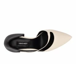 New 🎁 Women's Nine West Tens Pumps Cream/Black ✔️ 10 New 🎁 Women's Nine West Tens Pumps Cream/Black ✔️ -London Rag Sales Store 4 1221