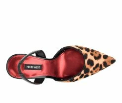 Top 10 🔥 Women's Nine West Flory Pumps Leopard Multi 🛒 -London Rag Sales Store 4 1226