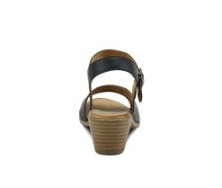 Cheap 🌟 Women's SPRING STEP Delia Heeled 🩴 Sandals Black ⭐ -London Rag Sales Store 4 186