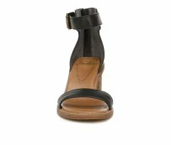 Cheapest 👍 Women's Zodiac Ilsa Heeled 🩴 Sandals Black 🥰 -London Rag Sales Store 4 205