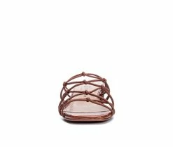 Discount ⌛ Women's Chinese Laundry Lizza Heeled 🩴 Sandals Bark 😉 -London Rag Sales Store 4 214