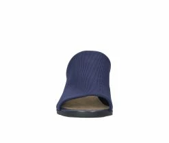 Flash Sale 🌟 Women's Easy Street Carmella 👗 Dress Mules Navy Strech ✔️ -London Rag Sales Store 4 220