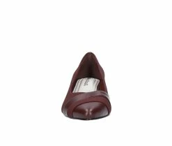 Best Sale ⭐ Women's Easy Street Elle Pumps Burgundy Suede 🤩 -London Rag Sales Store 4 226