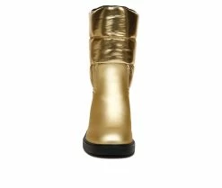 Brand new 🤩 Women's Franco Sarto Snow Heeled Booties Gold ✔️ -London Rag Sales Store 4 273