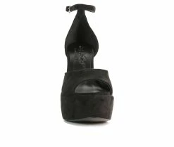 Budget 🌟 Women's Rag & Co Beaty Platform 👗 Dress 🩴 Sandals Black 😍 -London Rag Sales Store 4 281