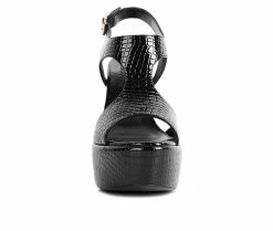 New ⭐ Women's Rag & Co Croft Platform 👗 Dress 🩴 Sandals Black 🥰 -London Rag Sales Store 4 282