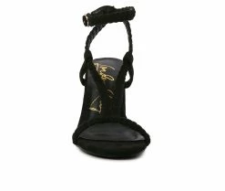 Cheapest 🛒 Women's London Rag Smoosh 👗 Dress 🩴 Sandals Black 🌟 -London Rag Sales Store 4 303