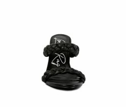 Promo 👏 Women's London Rag Mi Amor 👗 Dress 🩴 Sandals Black ⭐ -London Rag Sales Store 4 305