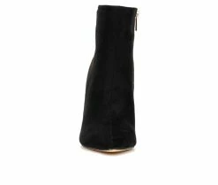 Coupon 🎉 Women's New York And Company Zhuri Heeled Booties Black 🔔 -London Rag Sales Store 4 326