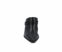 Outlet 💯 Women's Journee Collection Jinny Heeled Mules Black 🧨 -London Rag Sales Store 4 343