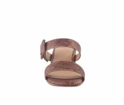 Cheapest 🥰 Women's London Rag Doodle 👗 Dress 🩴 Sandals Bronze 🎉 -London Rag Sales Store 4 365