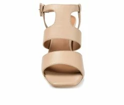 Best Pirce ⭐ Women's Journee Signature Beckie 👗 Dress 🩴 Sandals Beige ❤️ -London Rag Sales Store 4 372