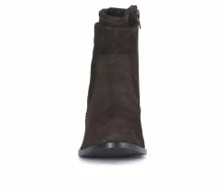 Outlet 🔥 Women's Rag & Co Bowie Heeled Booties Dk Brown 🥰 -London Rag Sales Store 4 383