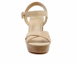 Buy 😀 Women's Rag & Co Choupette 👗 Dress 🩴 Sandals Nude 🤩 -London Rag Sales Store 4 389