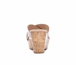Hot Sale 🌟 Women's CL By Laundry Dream Day Tumble Platform Wedge 🩴 Sandals Tan ✨ -London Rag Sales Store 4 527