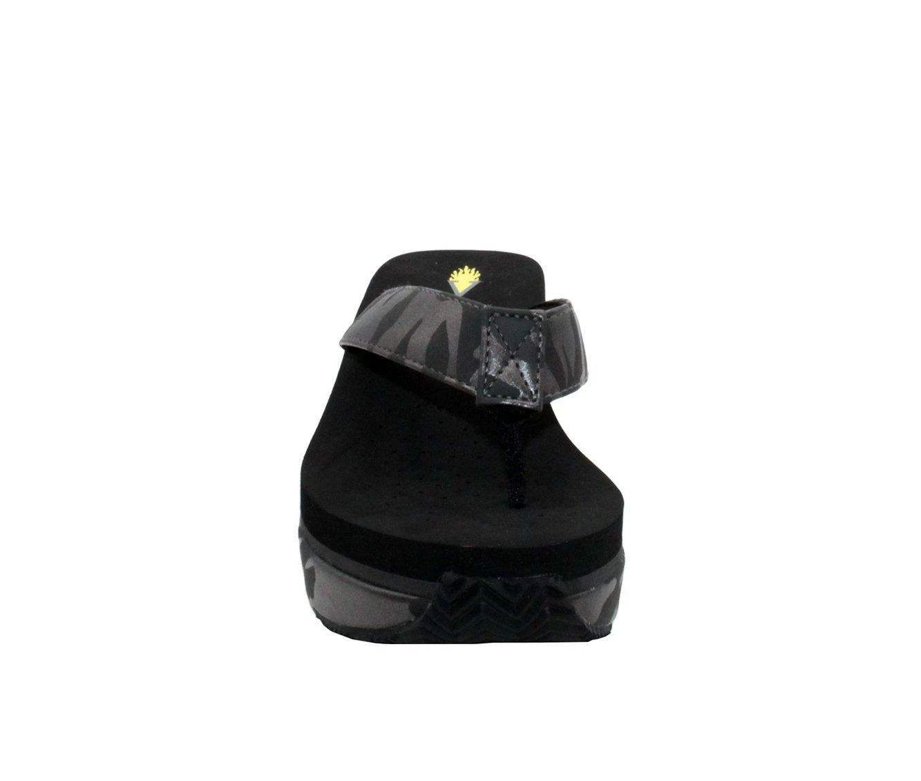 New 👍 Women's Volatile Paiges Platform Wedge Flip-Flops Black Camo 🔥 5 New 👍 Women's Volatile Paiges Platform Wedge Flip-Flops Black Camo 🔥 - Image 5