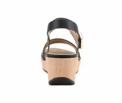 Top 10 🤩 Women's Patrizia Spelta Wedge 🩴 Sandals Black ❤️ -London Rag Sales Store 4 557