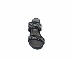 Hot Sale ⌛ Women's Impo Venee Wedge 🩴 Sandals Black ✔️ -London Rag Sales Store 4 565