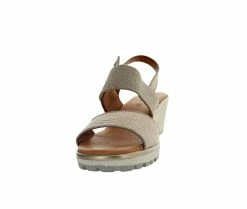 New 🔔 Women's Bernie Mev GI02 Wedge 🩴 Sandals Nude ❤️ -London Rag Sales Store 4 581