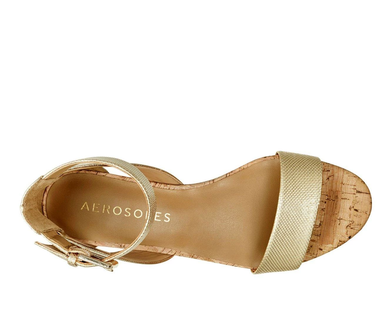 Hot Sale โ Women's Aerosoles Willowbrook Wedges Gold Metallic ๐ 5 Hot Sale โ Women's Aerosoles Willowbrook Wedges Gold Metallic ๐ - Image 5