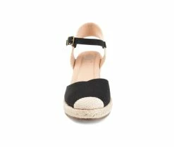 Best Pirce 😉 Women's Journee Collection Ashlyn Espadrille Wedges Black ✔️ -London Rag Sales Store 4 624