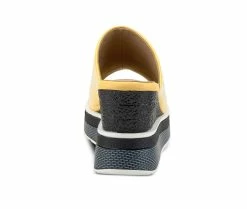 Flash Sale 👍 Women's L'Artiste Alurrin Platform Wedges Yellow ⭐ -London Rag Sales Store 4 629