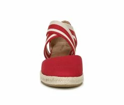Best Sale 🎉 Women's LifeStride Keaton Wedges Fire Red 🔥 -London Rag Sales Store 4 635