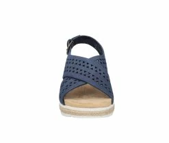 Best Sale ❤️ Women's Bella Vita Cosette Wedge 🩴 Sandals Navy ⌛ -London Rag Sales Store 4 643