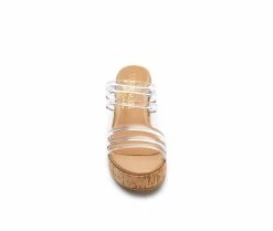 Top 10 ⭐ Women's Coconuts By Matisse Mecca Wedge 🩴 Sandals Clear 🎉 -London Rag Sales Store 4 730