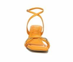 Best reviews of ⭐ Women's Franco Sarto Belle Heeled 👗 Dress 🩴 Sandals Citrus ✨ -London Rag Sales Store 4 736