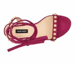 Best reviews of 🎉 Women's Nine West Istelle 👗 Dress 🩴 Sandals Berry ✔️ -London Rag Sales Store 4 744