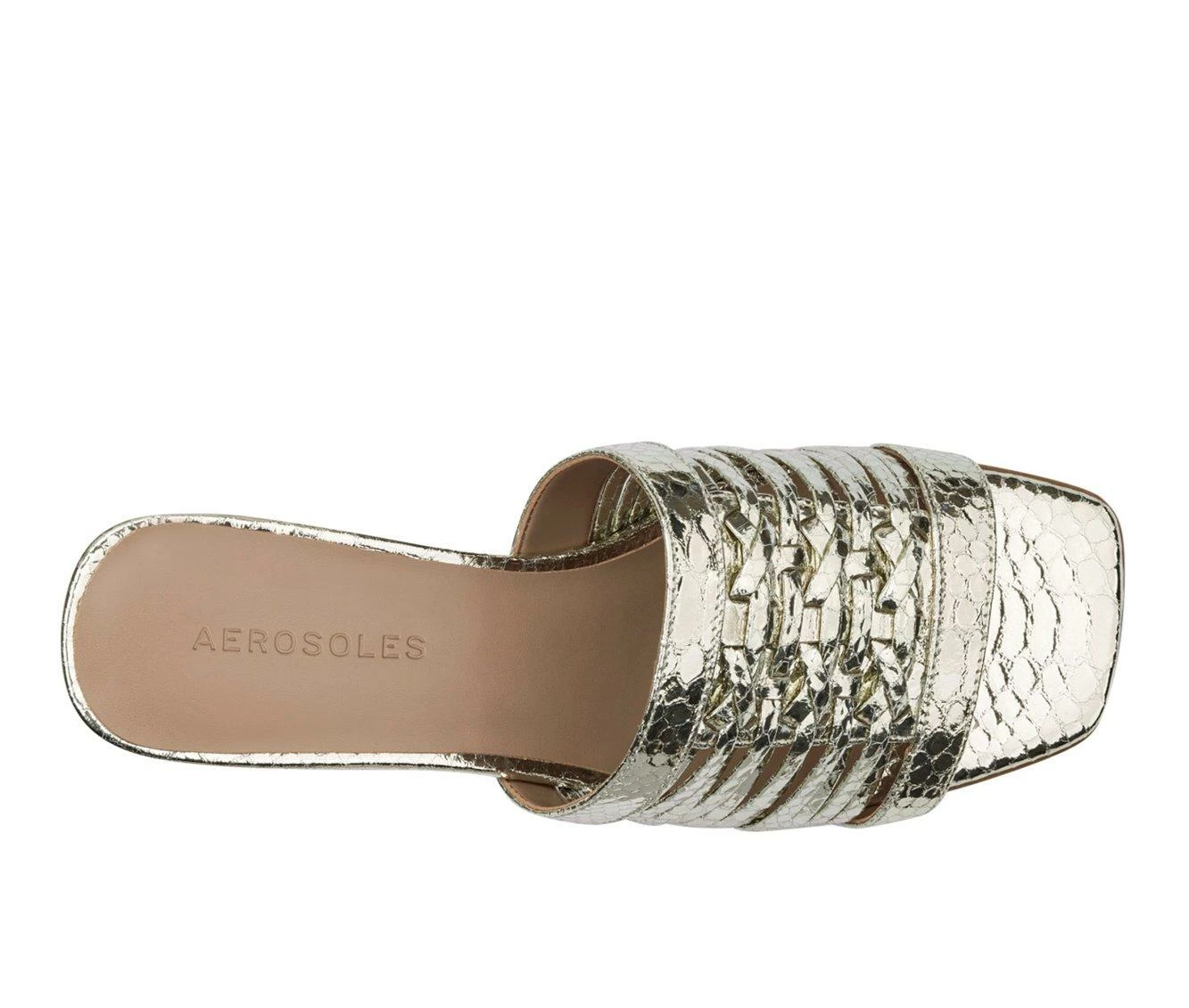 Budget ๐งจ Women's Aerosoles Evette ๐ Dress ๐ฉด Sandals Silver Snake ๐ 5 Budget ๐งจ Women's Aerosoles Evette ๐ Dress ๐ฉด Sandals Silver Snake ๐ - Image 5