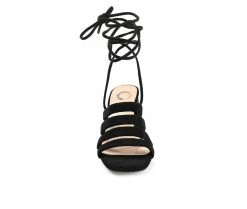 Buy 😍 Women's Journee Collection Sevyn 👗 Dress 🩴 Sandals Black ✔️ -London Rag Sales Store 4 76