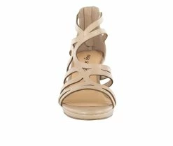 Promo 😀 Women's Easy Street Elated 👗 Dress 🩴 Sandals Nude 👏 -London Rag Sales Store 4 773