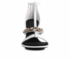 Best Sale โจ Women's Rag & Co Dakota ๐ Dress ๐ฉด Sandals White โ 10 Best Sale โจ Women's Rag & Co Dakota ๐ Dress ๐ฉด Sandals White โ -London Rag Sales Store 4 784