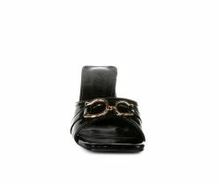 Coupon 🤩 Women's London Rag Salisbury 👗 Dress 🩴 Sandals Black 🔥 -London Rag Sales Store 4 794