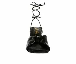 Cheapest 🎉 Women's London Rag Primavera 👗 Dress 🩴 Sandals Black 🧨 -London Rag Sales Store 4 796