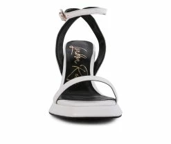 Best Pirce ❤️ Women's London Rag Five Star 👗 Dress 🩴 Sandals White 🛒 -London Rag Sales Store 4 806