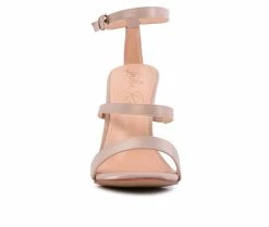 Brand new 🤩 Women's London Rag Lawsuit 👗 Dress 🩴 Sandals Beige 😀 -London Rag Sales Store 4 816