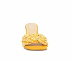 Budget 🎉 Women's New York And Company Julie 👗 Dress 🩴 Sandals Orange ⌛ -London Rag Sales Store 4 886