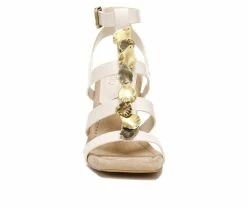 Cheapest 🥰 Women's Franco Sarto Rine Sustainable 👗 Dress 🩴 Sandals Cream ⭐ -London Rag Sales Store 4 889