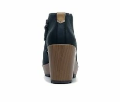 Coupon 😀 Women's Dr. Scholls Wishlist Platform Block Heel Booties Black 🥰 -London Rag Sales Store 5 10