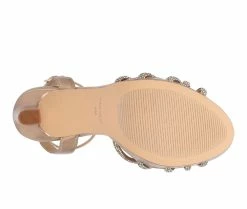 Cheapest 🔔 Women's Nine West Wowzz 👗 Dress 🩴 Sandals Light Bronze 👏 -London Rag Sales Store 5 133