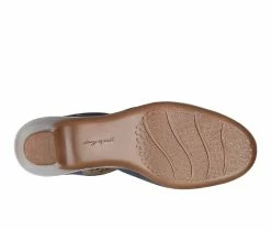 Budget 😍 Women's Easy Spirit Cindie Pumps Navy Leather 🥰 -London Rag Sales Store 5 176