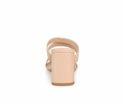 Best Sale 👏 Women's Journee Collection Natia Slip-On 👠 Heels Tan ❤️ -London Rag Sales Store 5 197