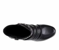 Outlet ⌛ Women's Propet Roxie Heeled Booties Black 💯 -London Rag Sales Store 5 272